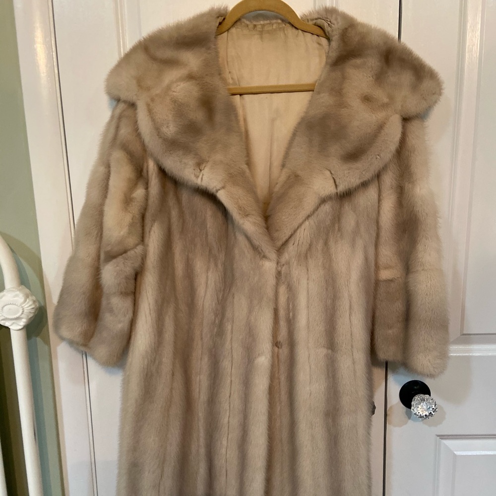 Custom made Mink 3/4 length coat